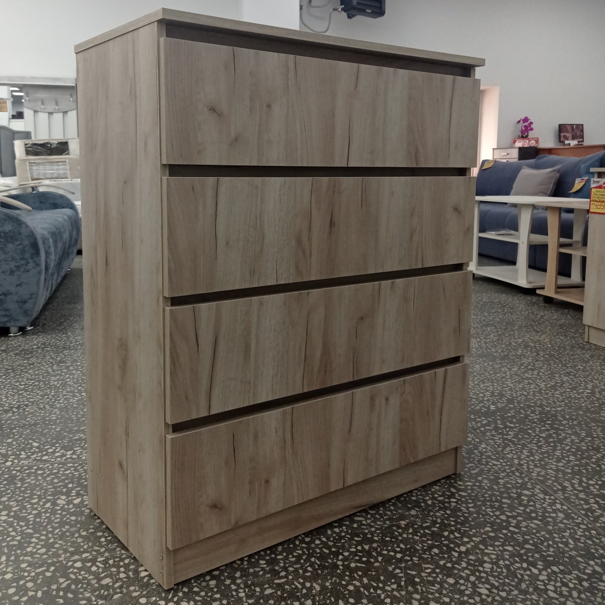 КОМОД "НОРД" №1 (ДУБ КРАФТ СЕРЫЙ)