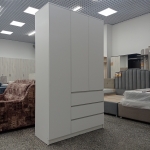 ШКАФ ПЛАТЯНОЙ "НОРД" 1,2 (БЕЛЫЙ) 0