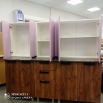 Кухня Диор 1,8м. Лаванда/Крафт табачный 5 Кухня Диор 1,8м. Лаванда/Крафт табачный 5