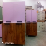 Кухня Диор 1,8м. Лаванда/Крафт табачный 1 Кухня Диор 1,8м. Лаванда/Крафт табачный 1