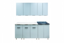 КУХОННЫЙ ГАРНИТУР "ТЕХНО НЬЮ" 1