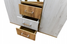 ШКАФ 3Х-СТВОРЧАТЫЙ "БЕЛЛА" 5