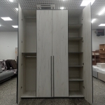 ШКАФ ПЛАТЯНОЙ "НОРД" 1,6 (ДУБ КРАФТ БЕЛЫЙ) 0