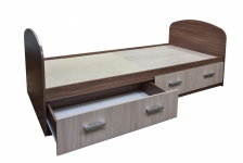 КРОВАТЬ ОДНОСПАЛЬНАЯ С ЯЩИКАМИ 1