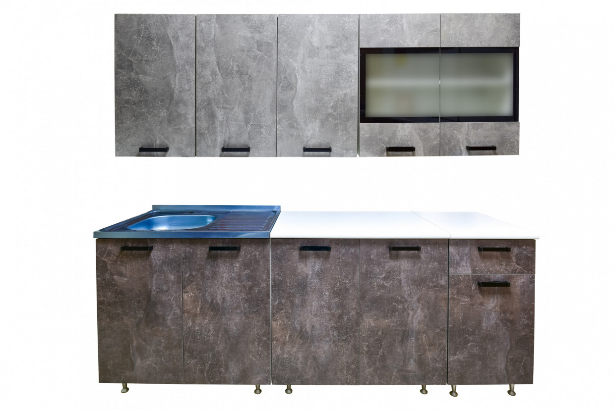 Кухня "Рио" Бетон 2.0