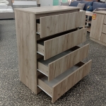 КОМОД "НОРД" №1 (ДУБ КРАФТ СЕРЫЙ) 0