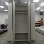 ШКАФ ПЛАТЯНОЙ "НОРД" 1,6 (ДУБ КРАФТ БЕЛЫЙ) 1