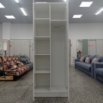 ШКАФ ПЛАТЯНОЙ 2-ХСТВОРЧАТЫЙ (БЕЛЫЙ) 0