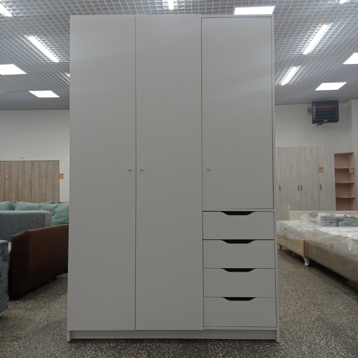 ШКАФ ПЛАТЯНОЙ "ЛИБЕРТИ" (БЕЛЫЙ)