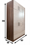 ШКАФ ПЛАТЯНОЙ С АНТРЕСОЛЬЮ ШК-303 0 ШКАФ ПЛАТЯНОЙ С АНТРЕСОЛЬЮ ШК-303 0