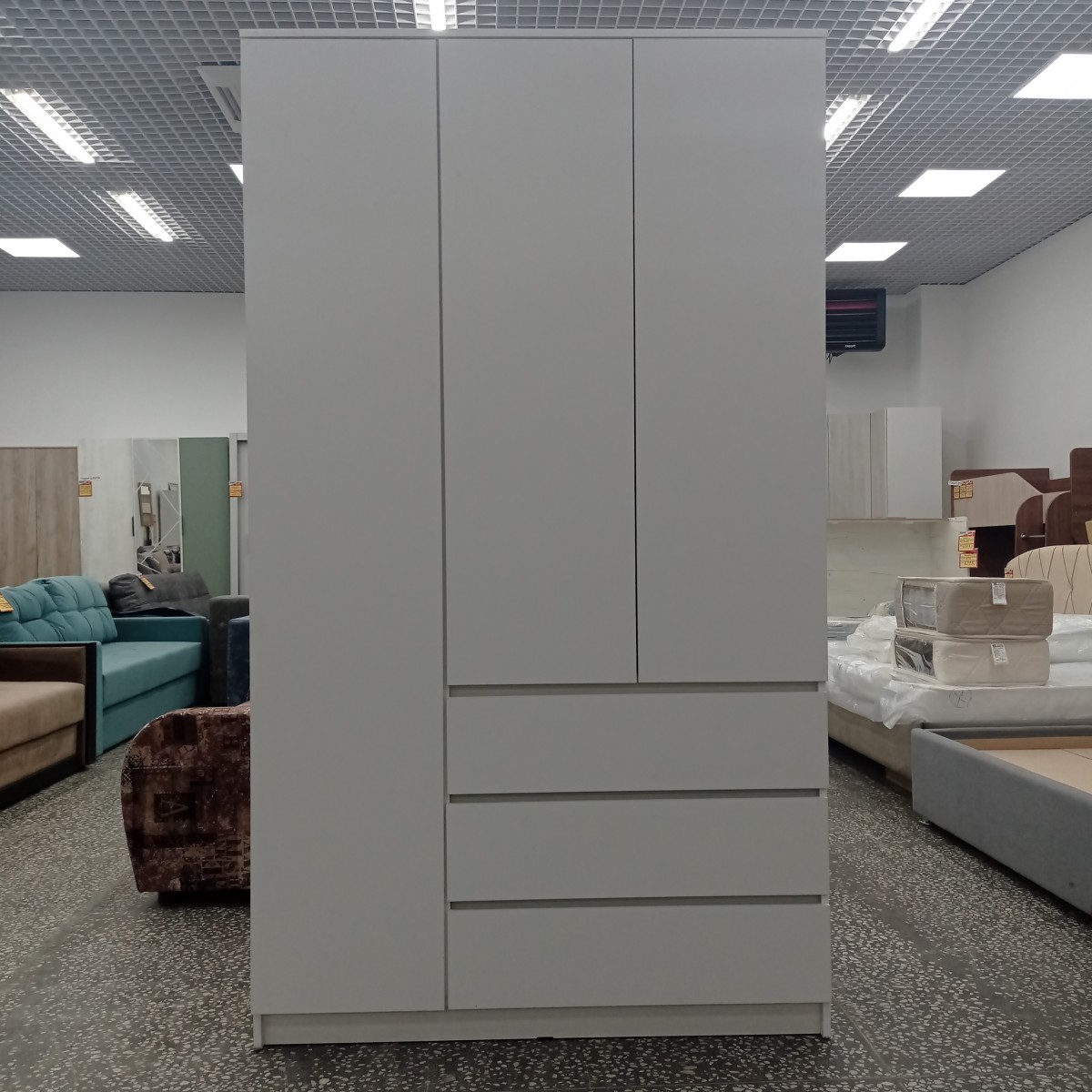 ШКАФ ПЛАТЯНОЙ "НОРД" 1,2 (БЕЛЫЙ)