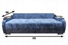 Диван евро-книга Топаз 4