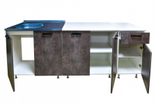 Кухня "Рио" Бетон 2.0 3