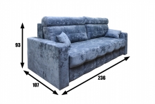 Диван Берн с мягкими подлокотниками 2