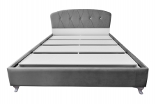 Кровать Аделина серая 0